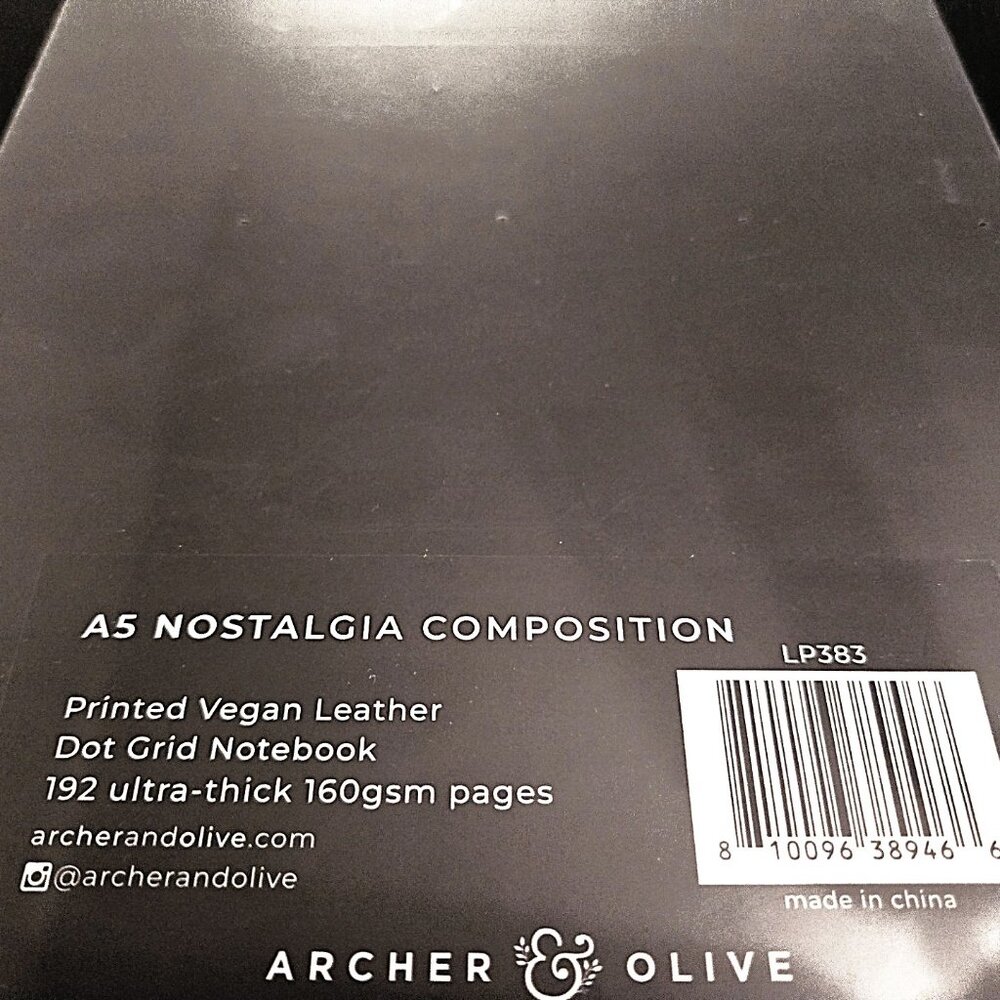 Archer and Olive Nostalgia Dot Grid Notebook NEW - Picture 4 of 4
